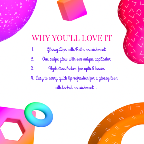 Diamond clear lip gloss